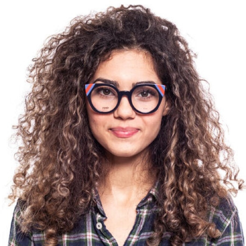 Stylish Fendi Blue Black and Red Blue Light Glasses